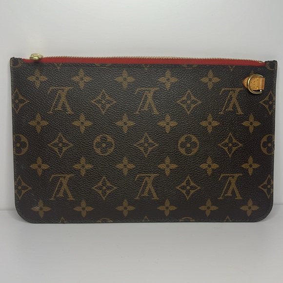 Louis Vuitton Neverfull Pochette Monogram Cherry - Picture 2 of 15